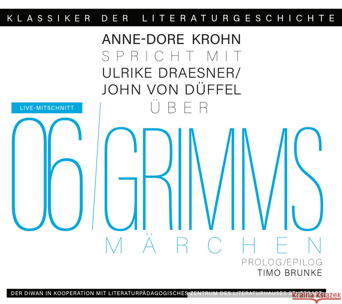 Ein Gespräch über Grimms Märchen, 1 Audio-CD Grimm, Brüder 9783949840166 der Diwan Hörbuchverlag - książka