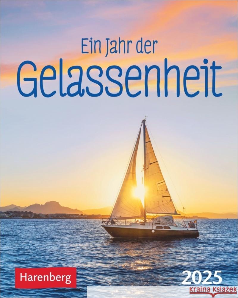 Ein Jahr der Gelassenheit Mini-Geschenkkalender 2025 Artel, Ann Christin 9783840034183 Harenberg - książka