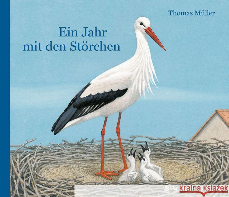 Ein Jahr mit den Störchen Müller, Thomas 9783836958226 Gerstenberg Verlag - książka