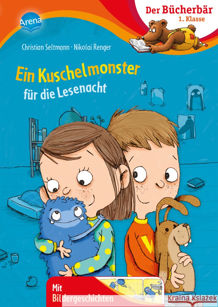 Ein Kuschelmonster für die Lesenacht Seltmann, Christian 9783401719702 Arena - książka