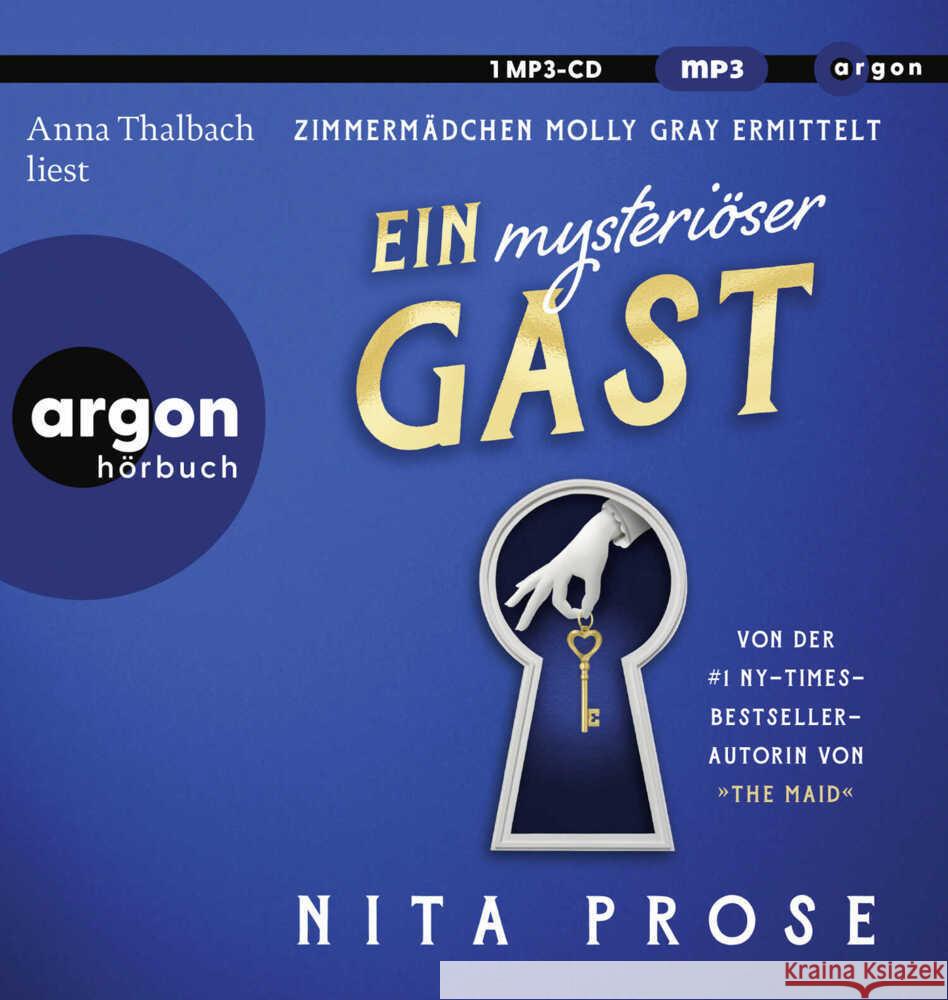 Ein mysteriöser Gast, 1 Audio-CD, 1 MP3 Prose, Nita 9783839821398 Argon Verlag - książka