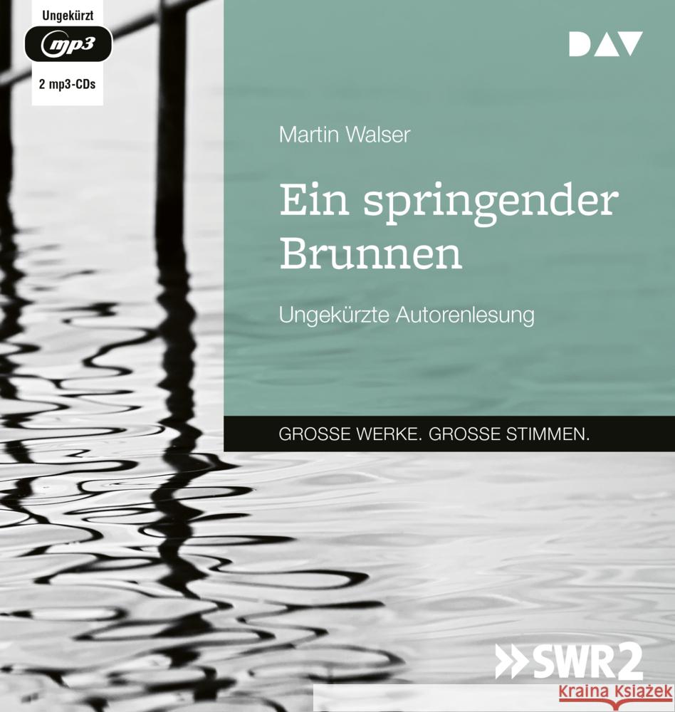 Ein springender Brunnen, 2 Audio-CD, 2 MP3 Walser, Martin 9783742427731 Der Audio Verlag, DAV - książka