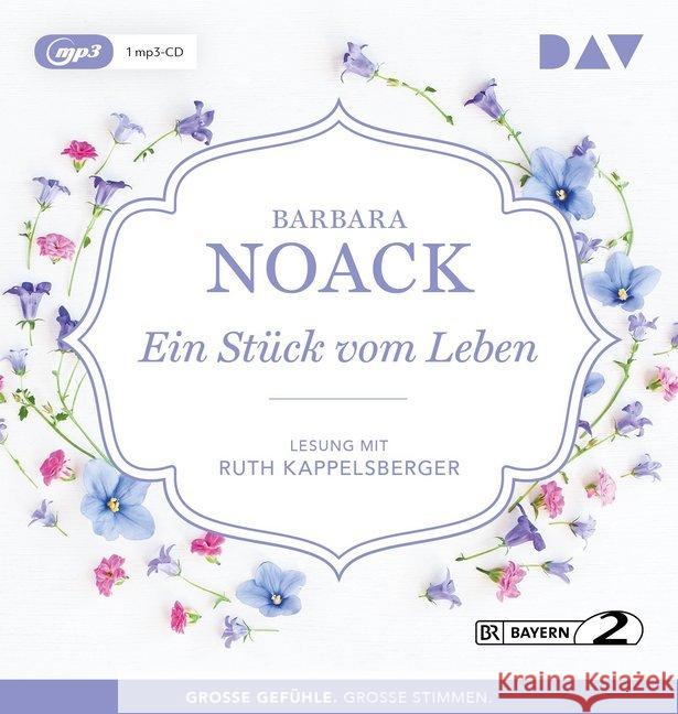 Ein Stück vom Leben, 1 Audio-CD, MP3 : Lesung mit Ruth Kappelsberger (1 mp3-CD), Lesung Noack, Barbara 9783742413086 Der Audio Verlag, DAV - książka