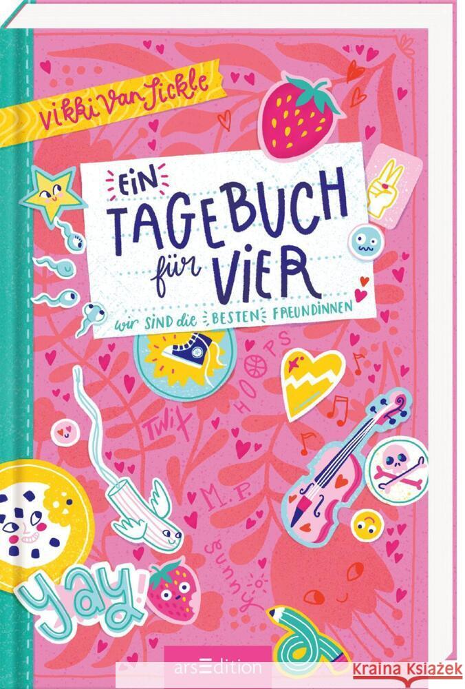 Ein Tagebuch für vier - Wir sind die besten Freundinnen VanSickle, Vikki 9783845857282 ars edition - książka