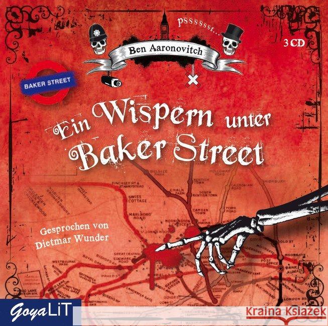 Ein Wispern unter Baker Street, 3 Audio-CDs Aaronovitch, Ben 9783833731235 Jumbo Neue Medien - książka