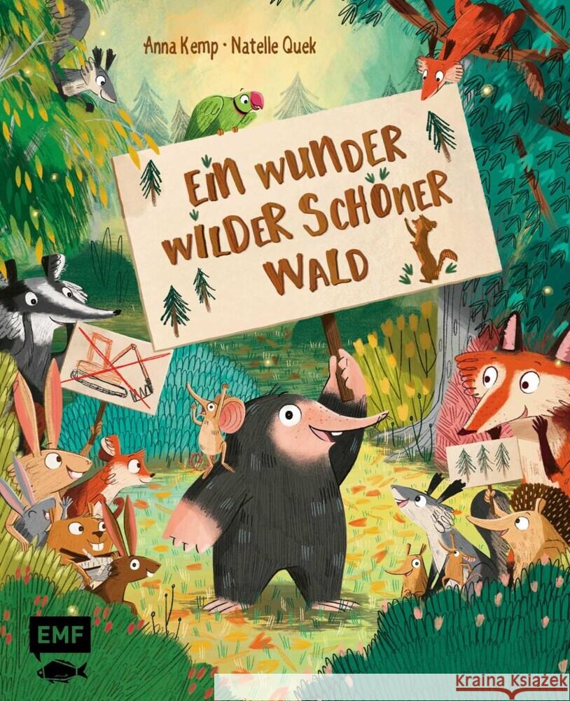 Ein wunder wilder schöner Wald Kemp, Anna 9783745903362 Edition Michael Fischer - książka