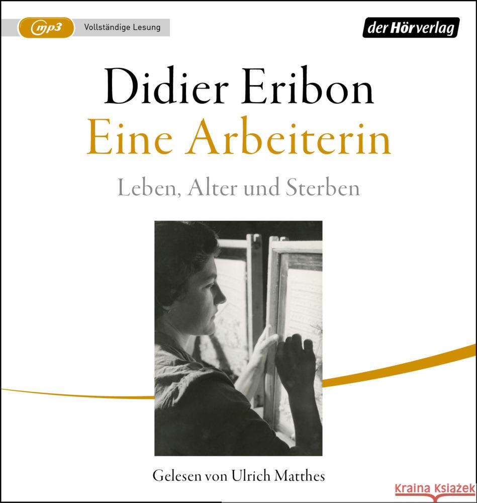 Eine Arbeiterin, 1 Audio-CD, 1 MP3 Eribon, Didier 9783844551488 DHV Der HörVerlag - książka