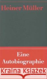 Eine Autobiographie Müller, Heiner 9783518408919 Suhrkamp - książka