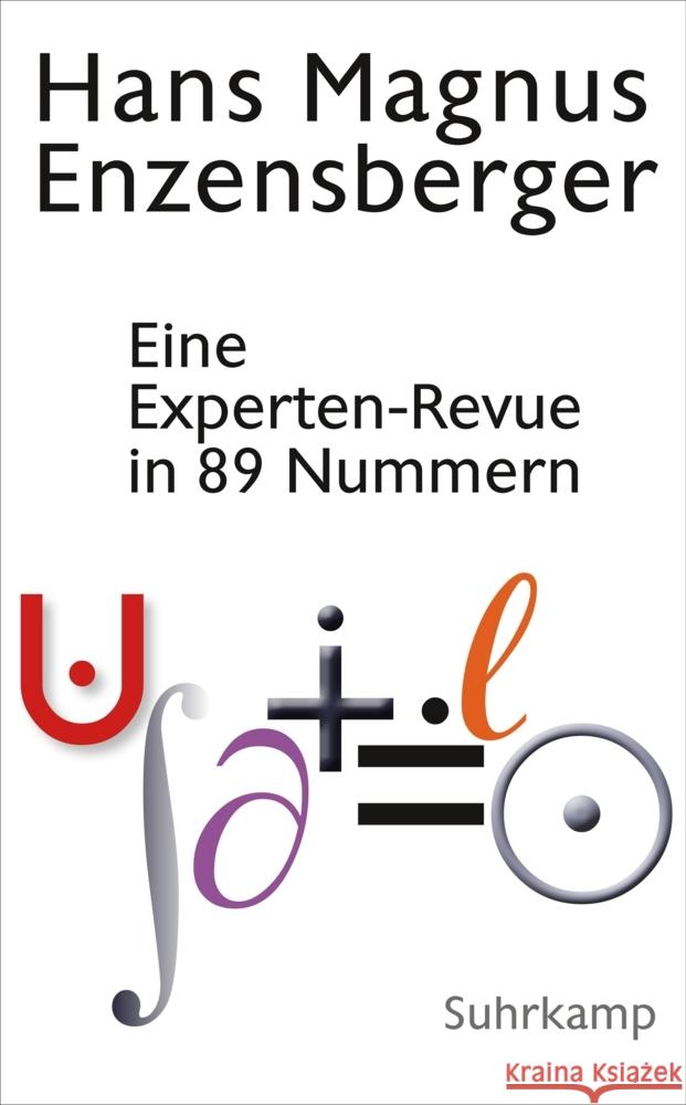 Eine Experten-Revue in 89 Nummern Enzensberger, Hans Magnus 9783518473887 Suhrkamp - książka
