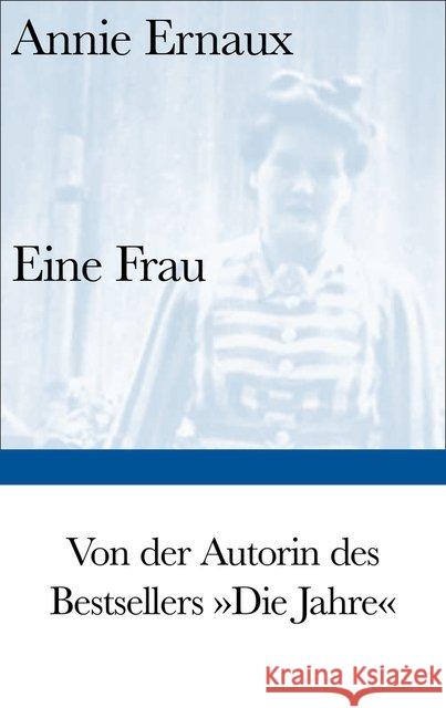 Eine Frau Ernaux, Annie 9783518225127 Suhrkamp - książka