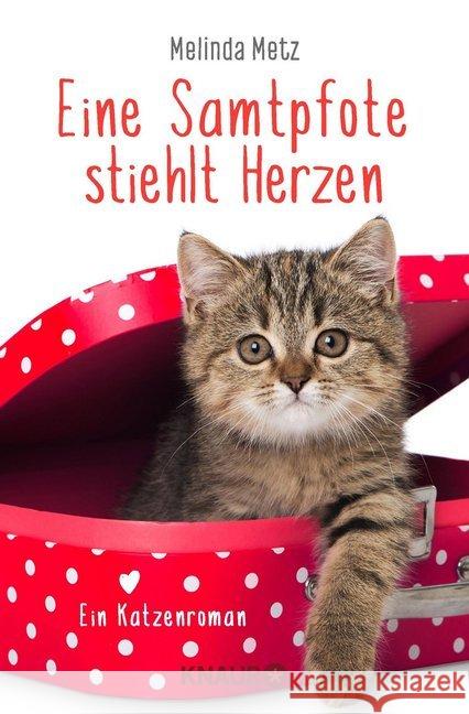 Eine Samtpfote stiehlt Herzen : Ein Katzenroman Metz, Melinda 9783426523223 Droemer/Knaur - książka