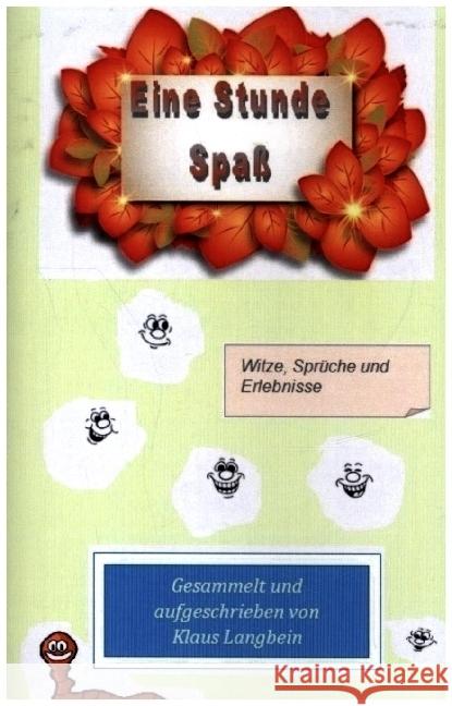 Eine Stunde Spaß Langbein, Klaus 9789403664149 Bookmundo - książka