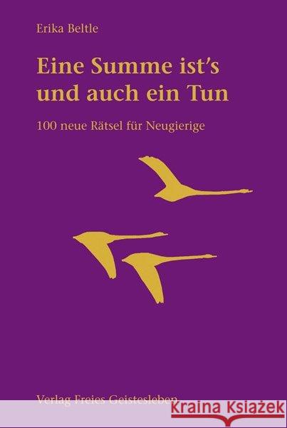Eine Summe ist's und auch ein Tun : 100 neue Rätsel für Neugierige Beltle, Erika 9783772526879 Freies Geistesleben - książka