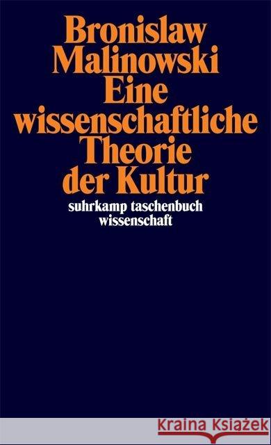 Eine wissenschaftliche Theorie der Kultur : Einl. v. Paul Reiwald Malinowski, Bronislaw 9783518277041 Suhrkamp - książka