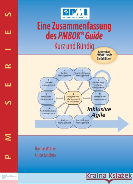 Eine Zusammenfassung des PMBOK(R) Guide  - Kurz und buendig Anton Zandhuis Thomas Wuttke 9789401804936 Van Haren Publishing - książka