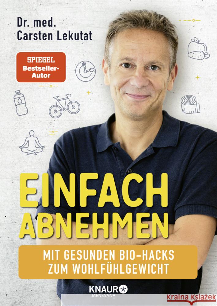 Einfach abnehmen Lekutat, Carsten 9783426659281 Knaur MensSana HC - książka