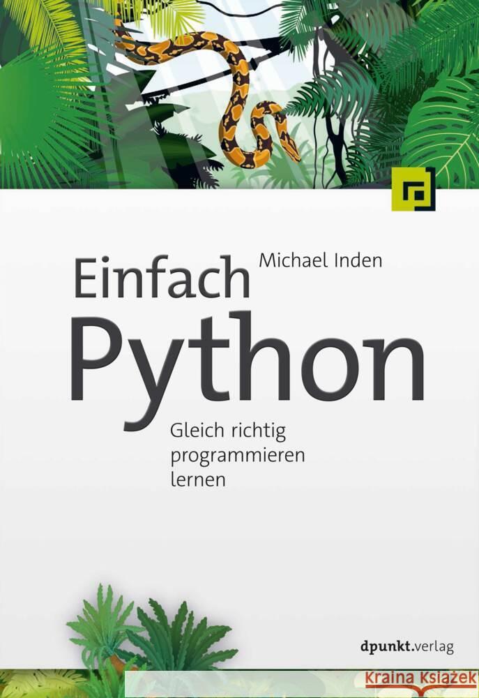 Einfach Python Inden, Michael 9783864908750 dpunkt - książka