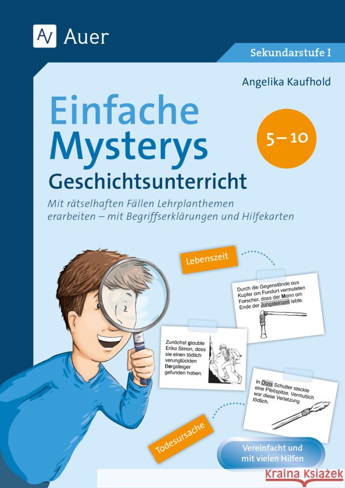 Einfache Mysterys Geschichtsunterricht 5-10 Kaufhold, Angelika 9783403085911 Auer Verlag in der AAP Lehrerwelt GmbH - książka