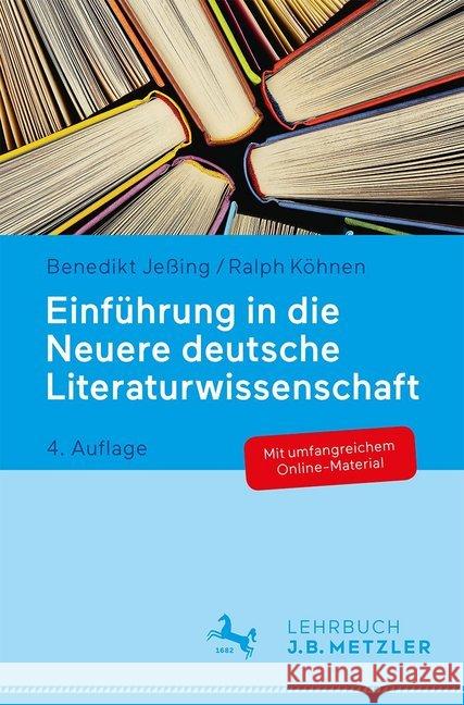 Einführung in Die Neuere Deutsche Literaturwissenschaft Jeßing, Benedikt 9783476044938 J.B. Metzler - książka