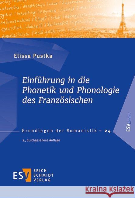 Einführung in die Phonetik und Phonologie des Französischen Pustka, Elissa 9783503166312 Schmidt (Erich), Berlin - książka