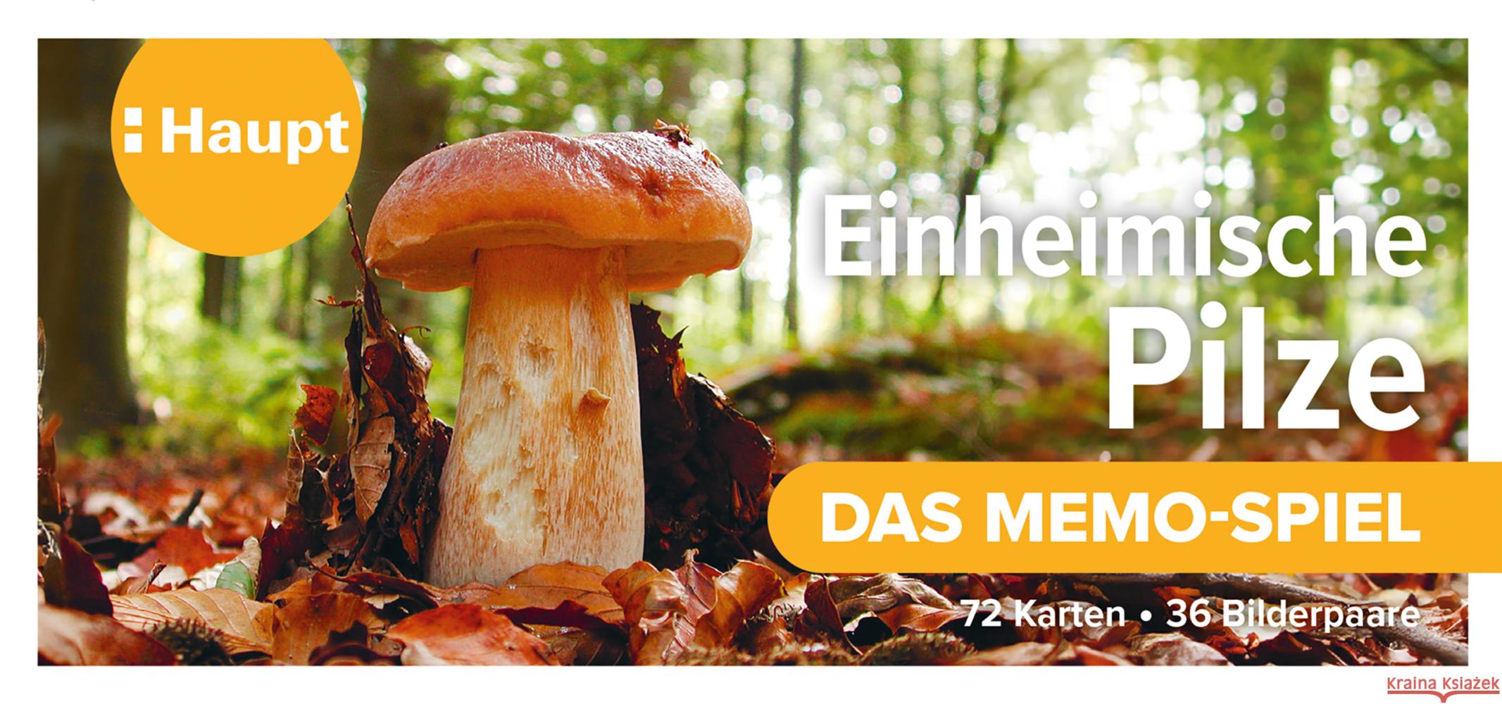 Einheimische Pilze - das Memo-Spiel Haupt Verlag 4262494720062 Haupt - książka