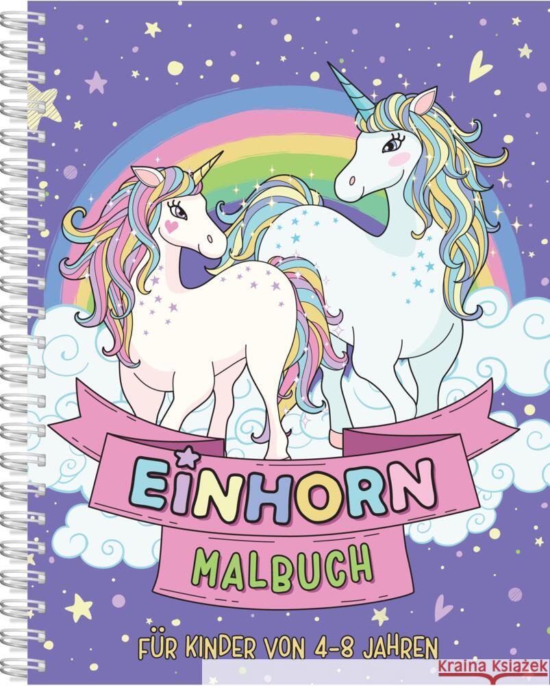 Einhorn-Malbuch für Kinder ab 4 Jahren Topulo-Verlag 9783689050726 Topulo-Verlag - książka