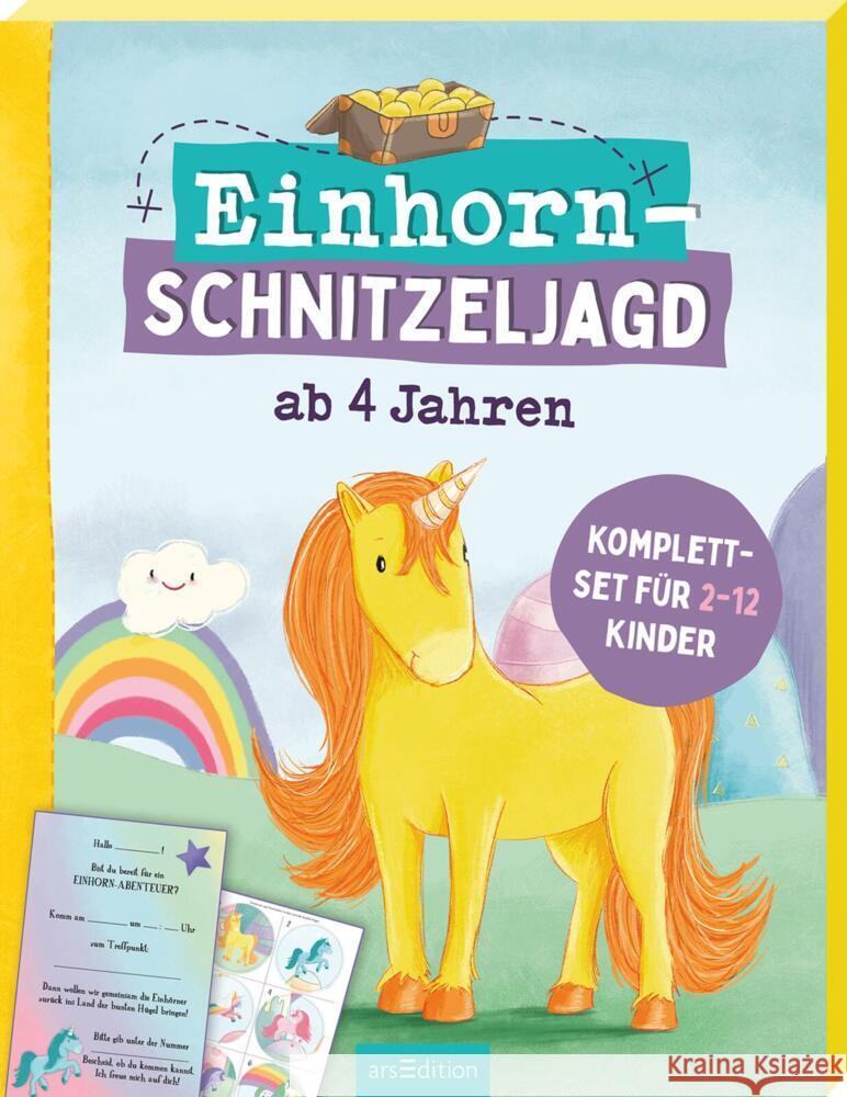 Einhorn-Schnitzeljagd ab 4 Jahren Lang, Hannah 4014489130307 ars edition - książka