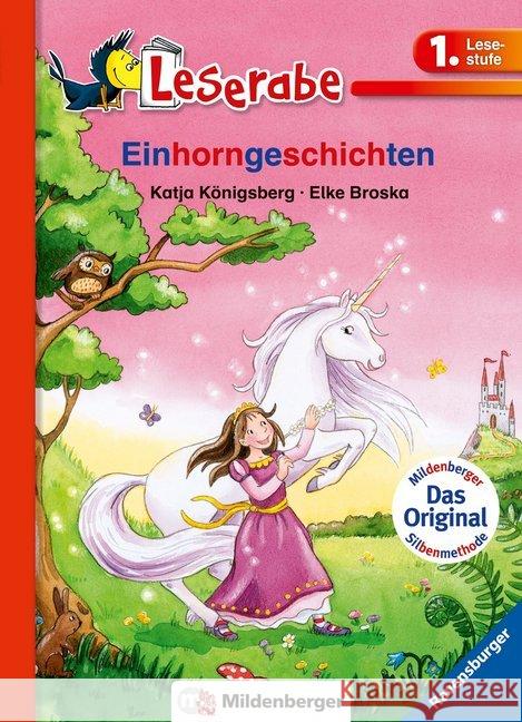 Einhorngeschichten : Lesestufe 1 Königsberg, Katja 9783619144433 Ravensburger Buchverlag - książka