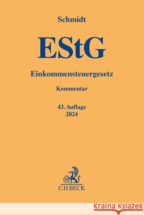 Einkommensteuergesetz  9783406811883 Beck Juristischer Verlag - książka