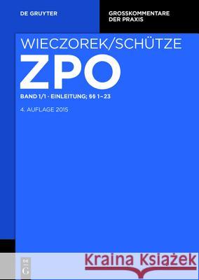 Einleitung; 1-23  9783110248340 De Gruyter - książka