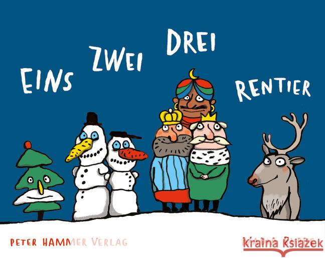 Eins zwei drei Rentier Budde, Nadia 9783779506683 Peter Hammer Verlag - książka