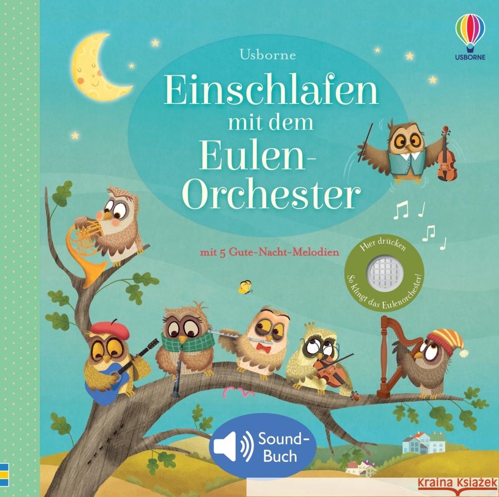 Einschlafen mit dem Eulen-Orchester  9781035701148 Usborne Verlag - książka
