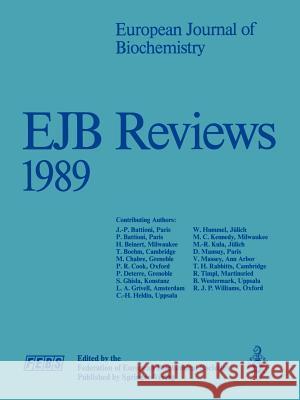 Ejb Reviews 1989 Christen, P. 9783642751912 Springer - książka