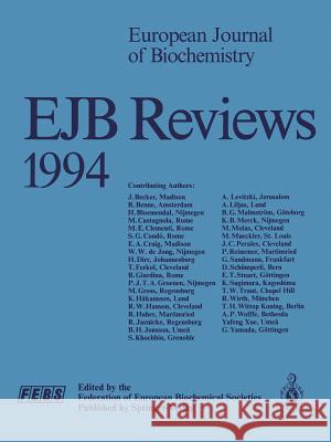 EJB Reviews 1994 P. Christen, E. Hofmann 9783540588306 Springer-Verlag Berlin and Heidelberg GmbH &  - książka