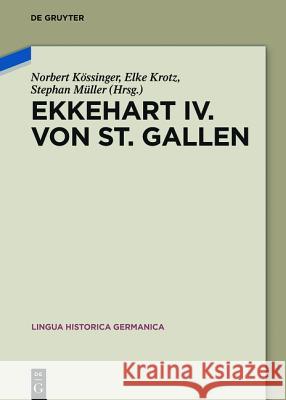 Ekkehart IV. von St. Gallen  9783110353143 De Gruyter - książka