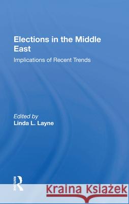 Elections in the Middle East: Implications of Recent Trends Linda L. Layne 9780367006471 Routledge - książka