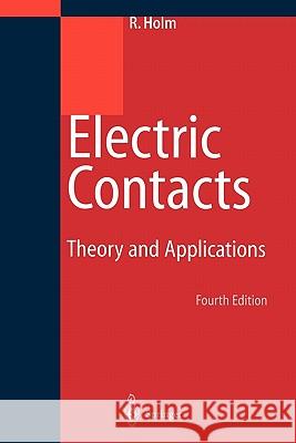 Electric Contacts: Theory and Application Holm, Else 9783642057083 Springer - książka
