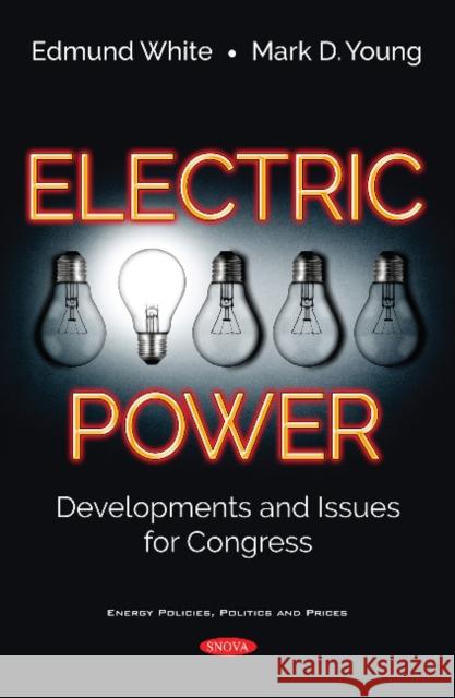 Electric Power: Developments and Issues for Congress Edmund White, Mark D. Young 9781536143577 Nova Science Publishers Inc - książka