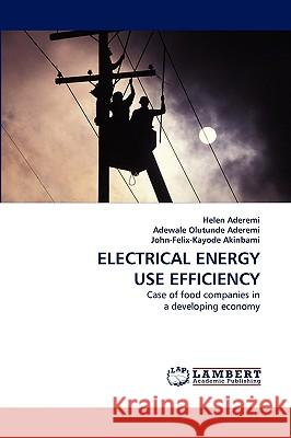 Electrical Energy Use Efficiency Helen Aderemi, Adewale Olutunde Aderemi, John-Felix-Kayode Akinbami 9783838391724 LAP Lambert Academic Publishing - książka