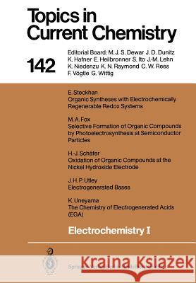Electrochemistry I Eberhard Steckhan Mary Anne Fox Hans-Jurgen Schafer 9783662159231 Springer - książka