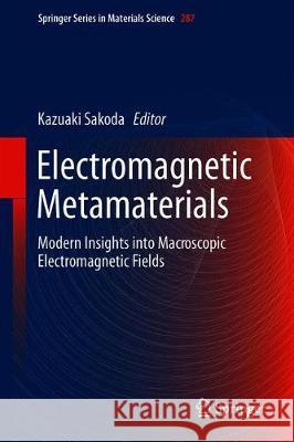 Electromagnetic Metamaterials: Modern Insights Into Macroscopic Electromagnetic Fields Sakoda, Kazuaki 9789811386480 Springer - książka