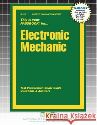 Electronic Mechanic Passbooks 9781799302285 National Learning Corp - książka