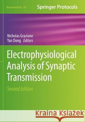 Electrophysiological Analysis of Synaptic Transmission  9781071625910 Springer US - książka