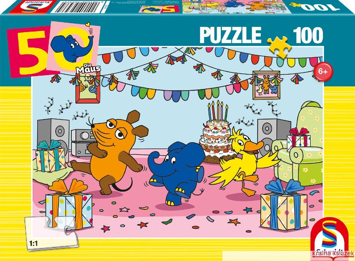 Elefantastische Party, 100 Teile  4001504565374 Schmidt Spiele - książka