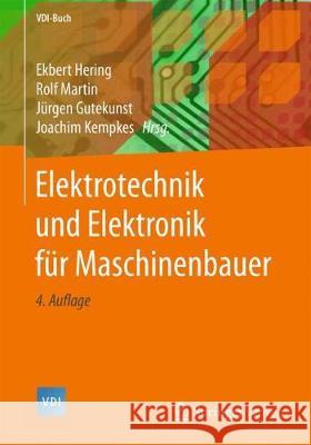 Elektrotechnik Und Elektronik Für Maschinenbauer Hering, Ekbert 9783662575796 Springer Vieweg - książka