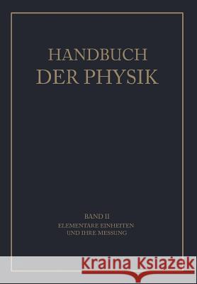 Elementare Einheiten Und Ihre Messung  9783642889233 Springer - książka