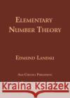 Elementary Number Theory Edmund Landau 9781470463250 American Mathematical Society