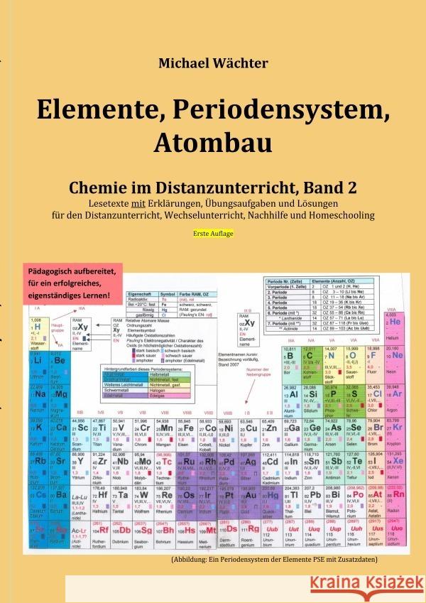 Elemente Periodensystem Atombau Wächter, Michael 9783753148168 epubli - książka