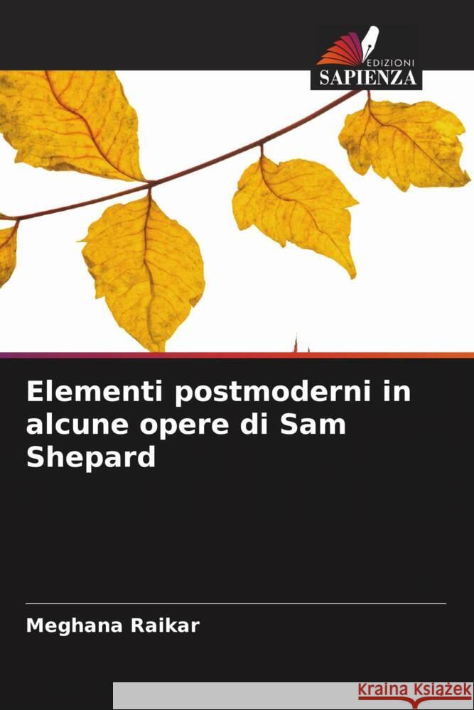 Elementi postmoderni in alcune opere di Sam Shepard Raikar, Meghana 9786205086759 Edizioni Sapienza - książka