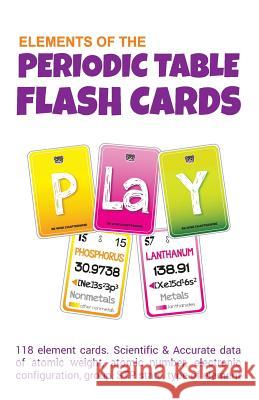 Elements of Periodic Table Flash Cards Apurva Chitte 9781539447726 Createspace Independent Publishing Platform - książka
